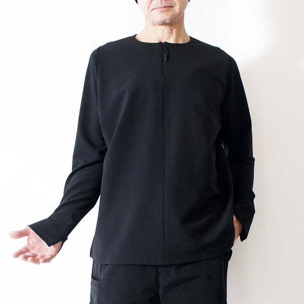 CCP　LT-TA101 　ヘンリーネックロングスリーブ　杢ネイビー　Mサイズ LT-TA101 / ヘンリーネックロングスリーブ– ccp